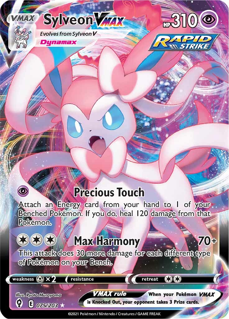 Sylveon VMAX (075/203) [Sword & Shield: Evolving Skies] | Eastridge Sports Cards & Games