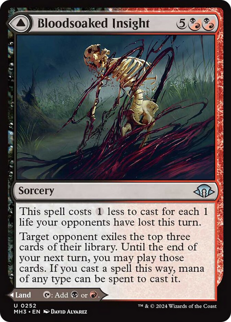 Bloodsoaked Insight // Sanguine Morass [Modern Horizons 3] | Eastridge Sports Cards & Games