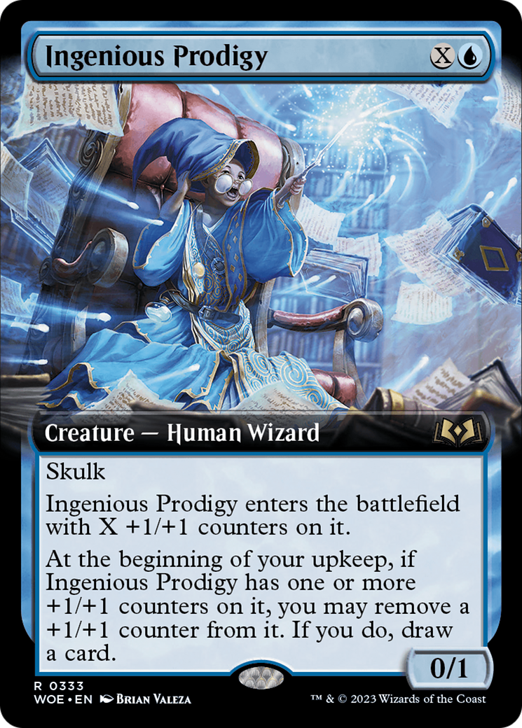 Ingenious Prodigy (Extended Art) [Wilds of Eldraine] | Eastridge Sports Cards & Games