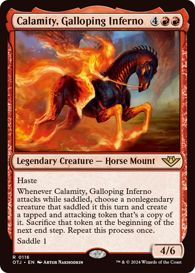 Calamity, Galloping Inferno [Outlaws of Thunder Junction] | Eastridge Sports Cards & Games