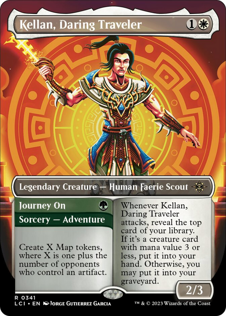 Kellan, Daring Traveler (Borderless) [The Lost Caverns of Ixalan] | Eastridge Sports Cards & Games