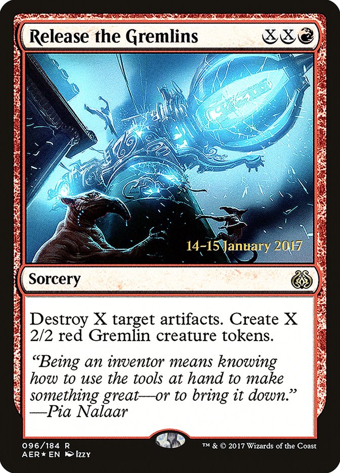 Release the Gremlins [Aether Revolt Prerelease Promos] | Eastridge Sports Cards & Games