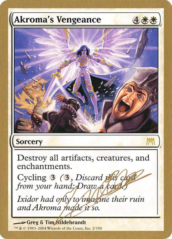 Akroma's Vengeance (Julien Nuijten) [World Championship Decks 2004] | Eastridge Sports Cards & Games