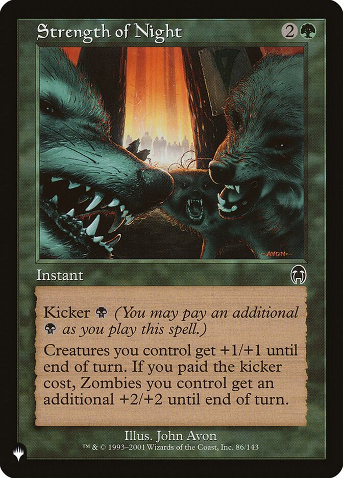 Strength of Night [The List] | Eastridge Sports Cards & Games