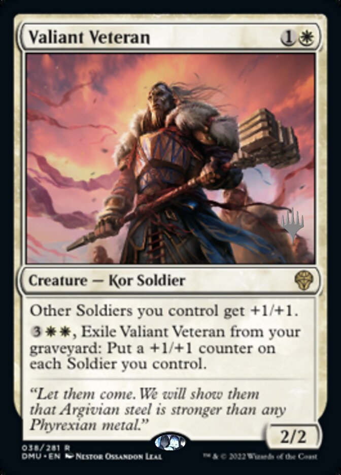 Valiant Veteran (Promo Pack) [Dominaria United Promos] | Eastridge Sports Cards & Games