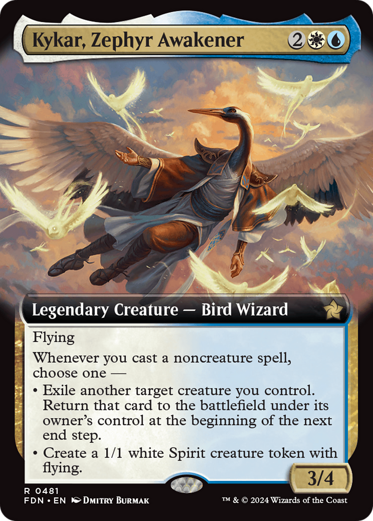 Kykar, Zephyr Awakener (Extended Art) [Foundations] | Eastridge Sports Cards & Games