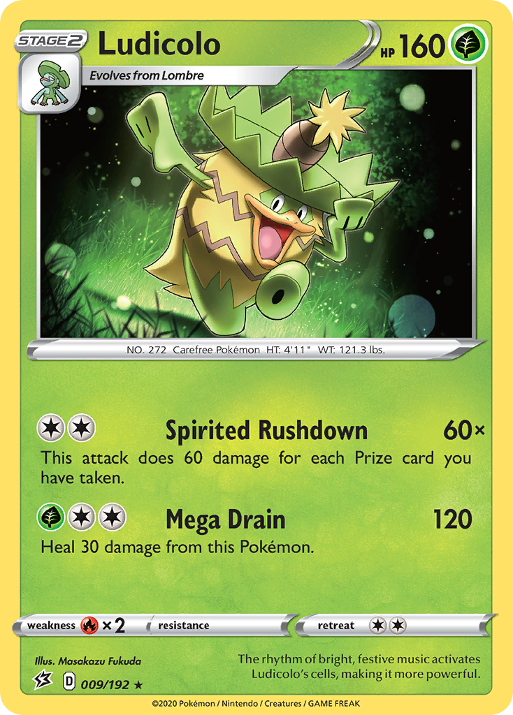 Ludicolo (009/192) [Sword & Shield: Rebel Clash] | Eastridge Sports Cards & Games