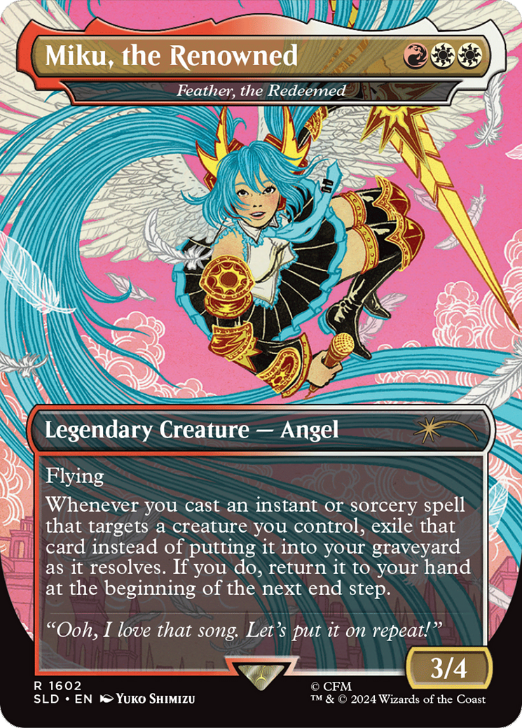 Miku, the Renowned - Feather, the Redeemed [Secret Lair Drop Series] | Eastridge Sports Cards & Games