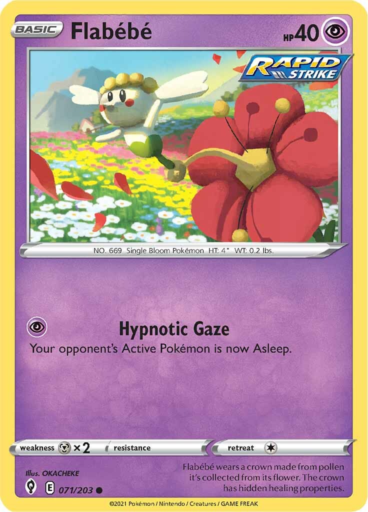 Flabebe (071/203) [Sword & Shield: Evolving Skies] | Eastridge Sports Cards & Games