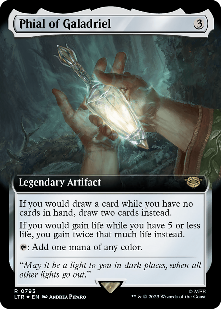 Phial of Galadriel (Extended Art) (Surge Foil) [The Lord of the Rings: Tales of Middle-Earth] | Eastridge Sports Cards & Games