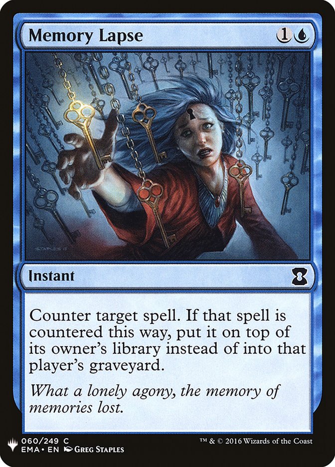 Memory Lapse [Mystery Booster] | Eastridge Sports Cards & Games