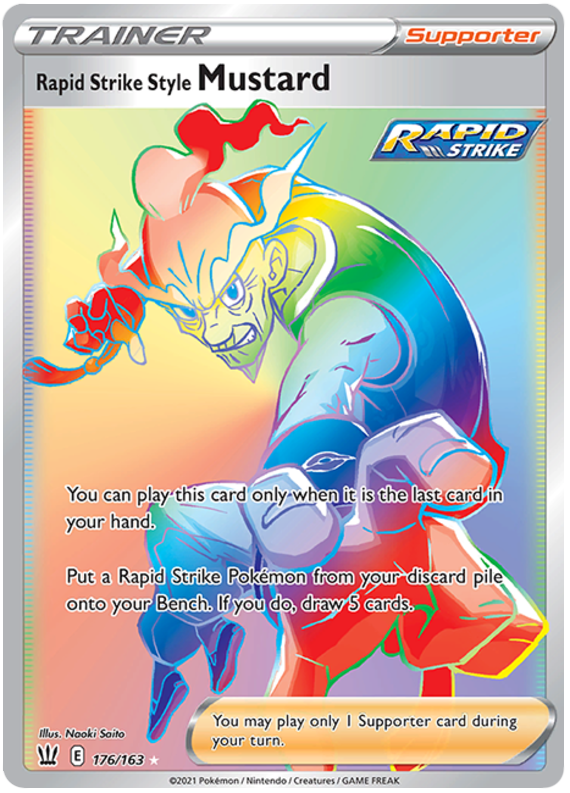 Rapid Strike Style Mustard (176/163) [Sword & Shield: Battle Styles] | Eastridge Sports Cards & Games