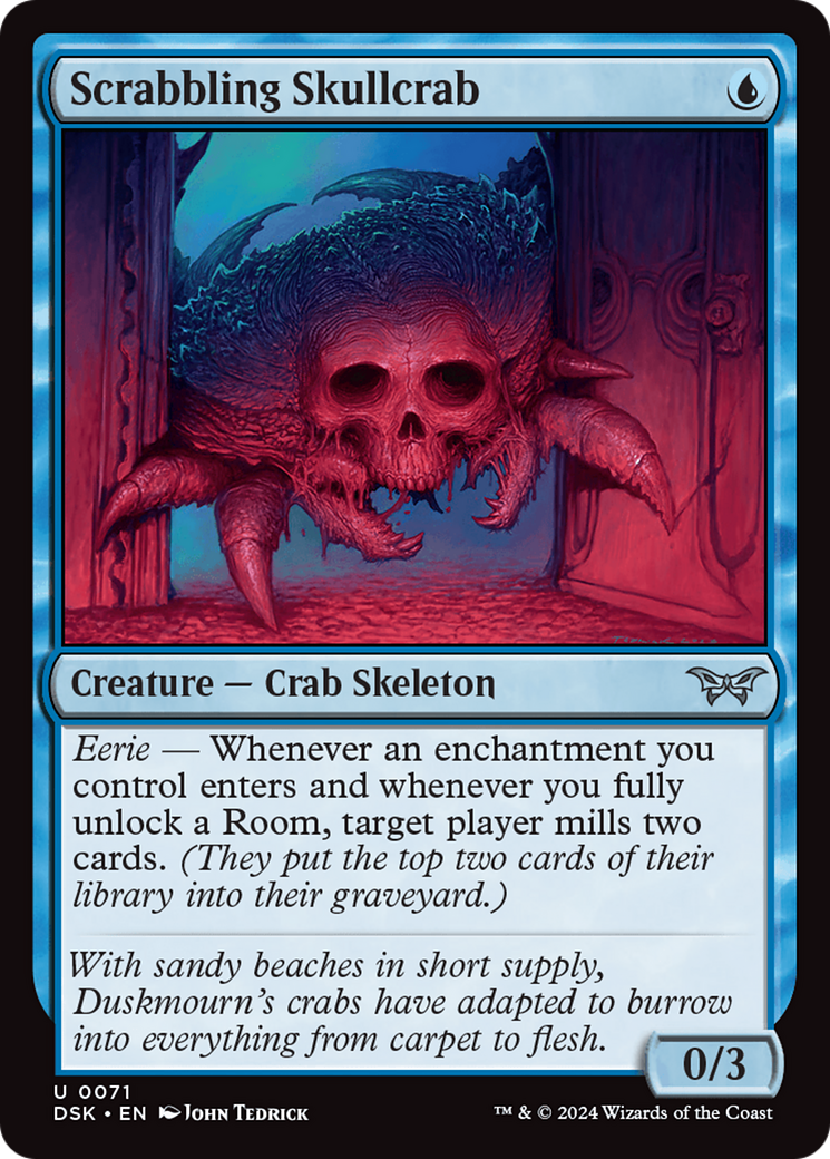 Scrabbling Skullcrab [Duskmourn: House of Horror] | Eastridge Sports Cards & Games