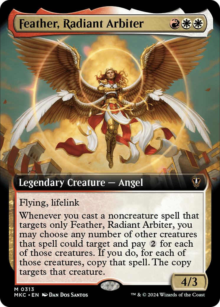 Feather, Radiant Arbiter (Extended Art) [Murders at Karlov Manor Commander] | Eastridge Sports Cards & Games