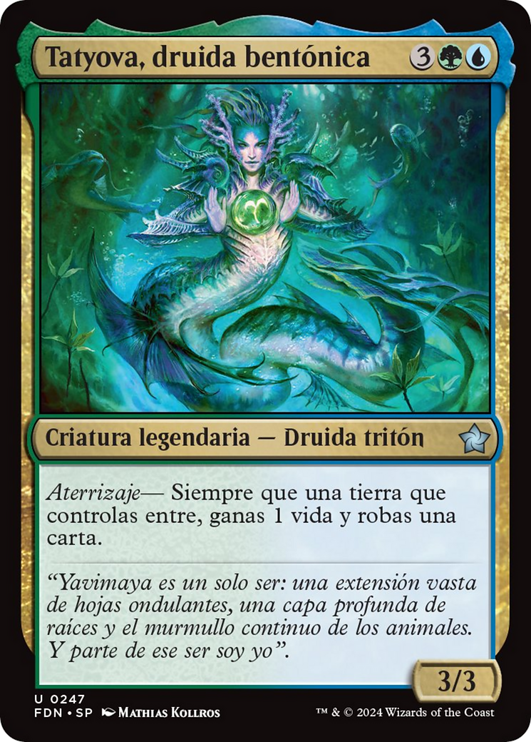 Tatyova, Benthic Druid [Foundations] | Eastridge Sports Cards & Games