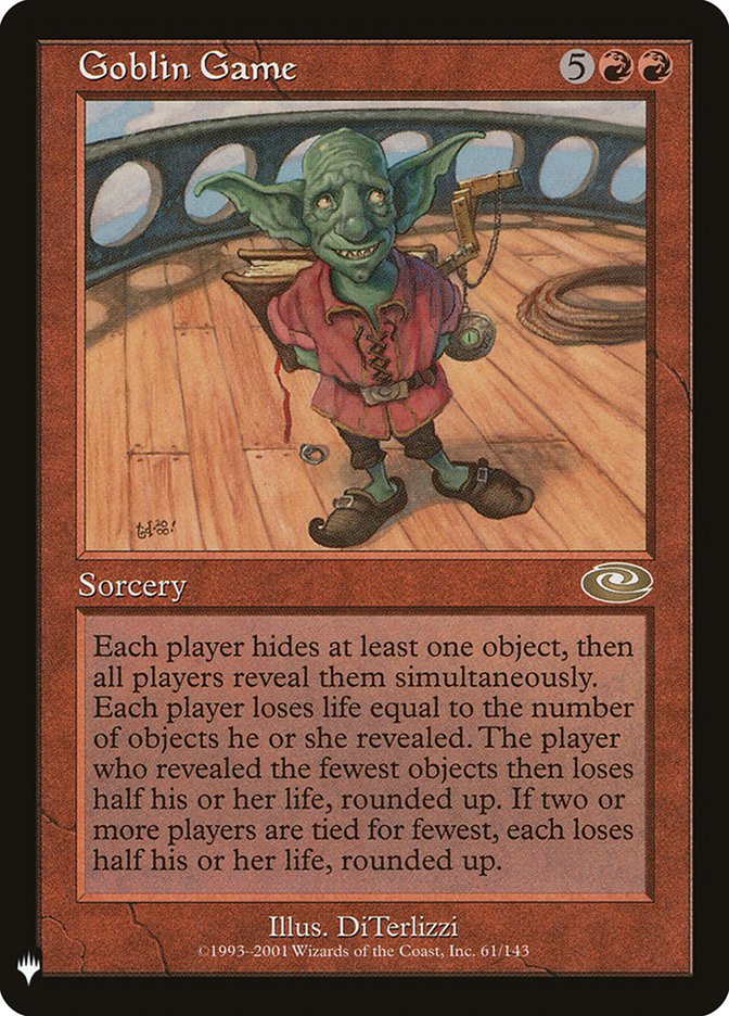 Goblin Game [The List] | Eastridge Sports Cards & Games