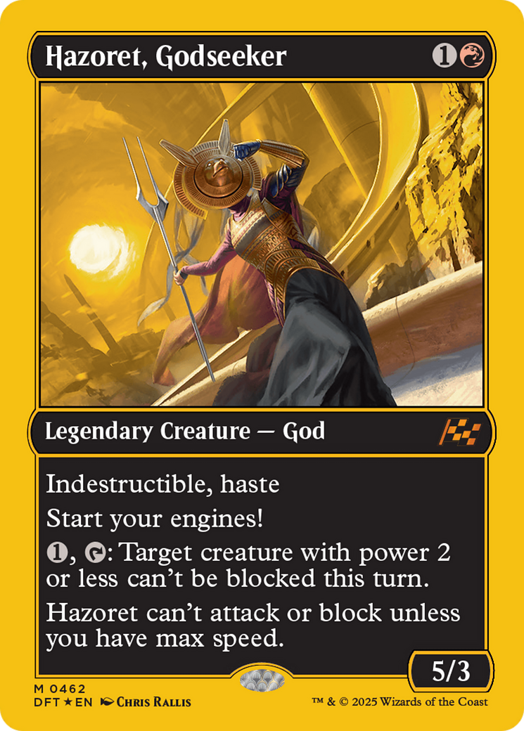 Hazoret, Godseeker (First-Place Foil) [Aetherdrift] | Eastridge Sports Cards & Games