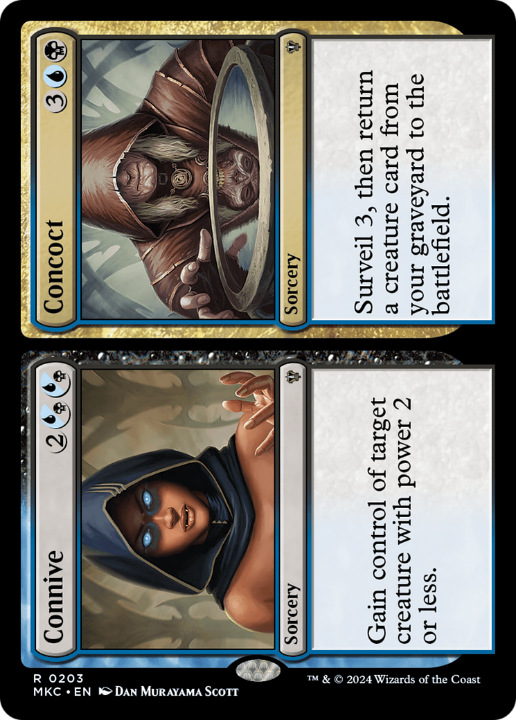 Connive // Concoct [Murders at Karlov Manor Commander] | Eastridge Sports Cards & Games