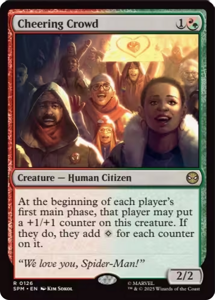Cheering Crowd [Marvel's Spider-Man] | Eastridge Sports Cards & Games