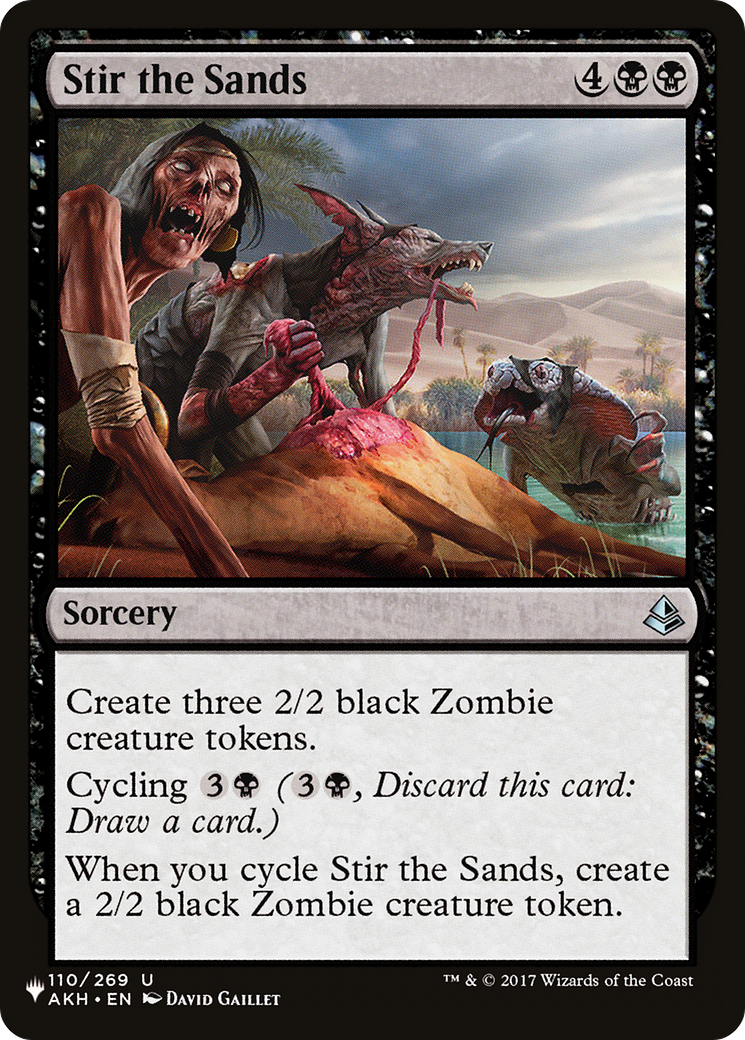Stir the Sands [The List] | Eastridge Sports Cards & Games