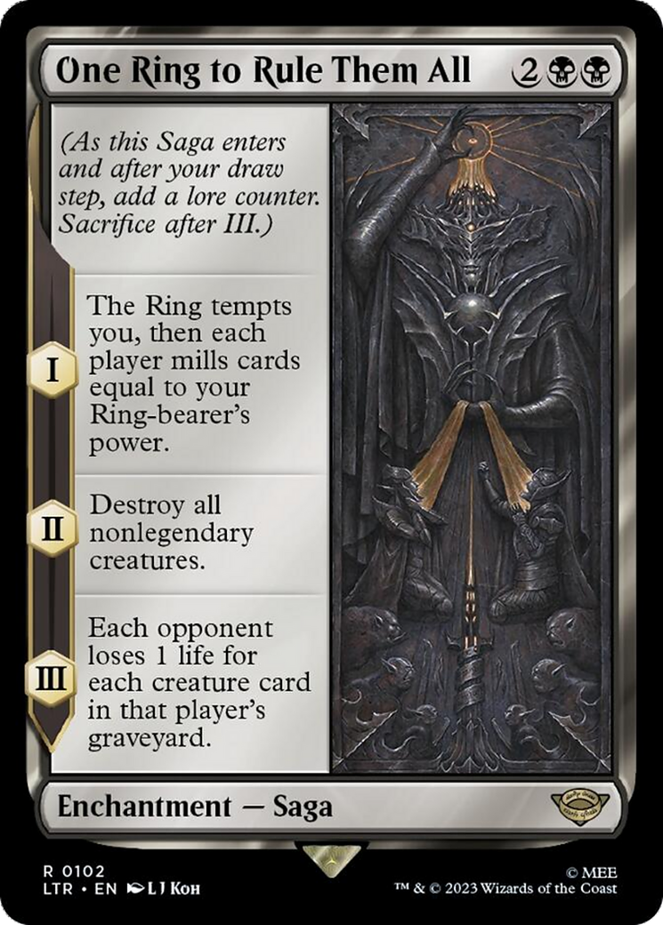 One Ring to Rule Them All [The Lord of the Rings: Tales of Middle-Earth] | Eastridge Sports Cards & Games