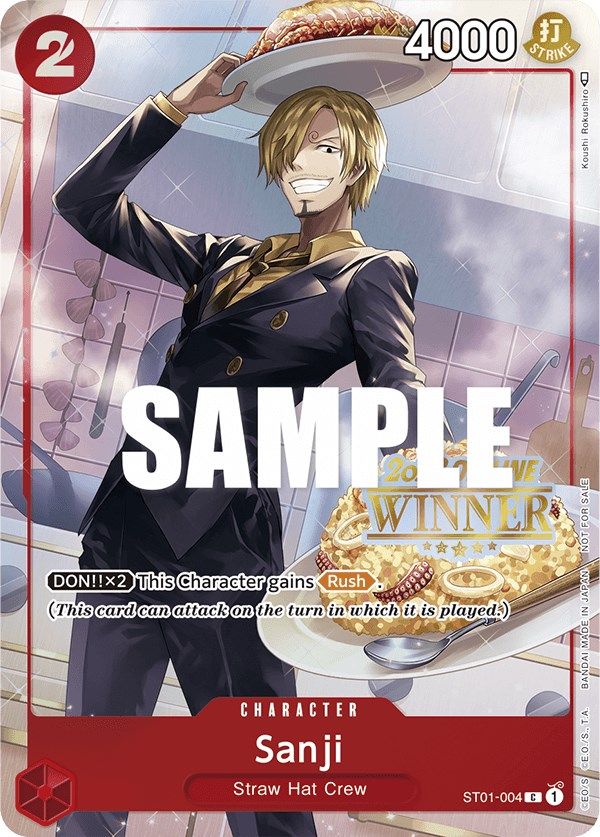 Sanji (Offline Regional 2023) [Winner] [One Piece Promotion Cards] | Eastridge Sports Cards & Games