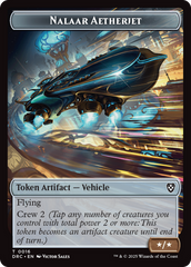 Nalaar Aetherjet // Treasure Double-Sided Token [Aetherdrift Tokens] | Eastridge Sports Cards & Games