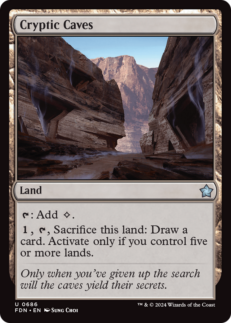 Cryptic Caves [Foundations] | Eastridge Sports Cards & Games