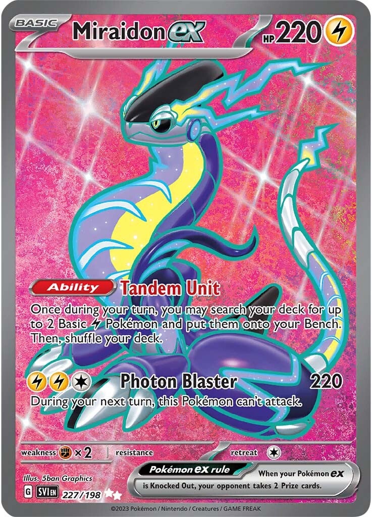 Miraidon ex (227/198) [Scarlet & Violet: Base Set] | Eastridge Sports Cards & Games