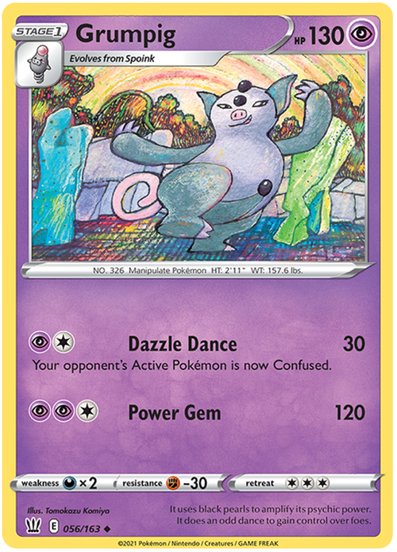 Grumpig (056/163) [Sword & Shield: Battle Styles] | Eastridge Sports Cards & Games