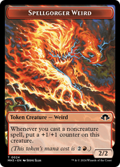 Eldrazi Spawn // Spellgorger Weird Double-Sided Token [Modern Horizons 3 Tokens] | Eastridge Sports Cards & Games