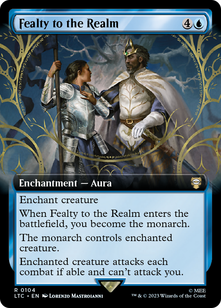 Fealty to the Realm (Extended Art) [The Lord of the Rings: Tales of Middle-Earth Commander] | Eastridge Sports Cards & Games