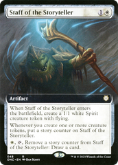 Staff of the Storyteller (Extended Art) [Phyrexia: All Will Be One Commander] | Eastridge Sports Cards & Games