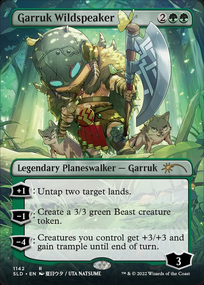 Garruk Wildspeaker (Borderless) [Secret Lair Drop Series] | Eastridge Sports Cards & Games