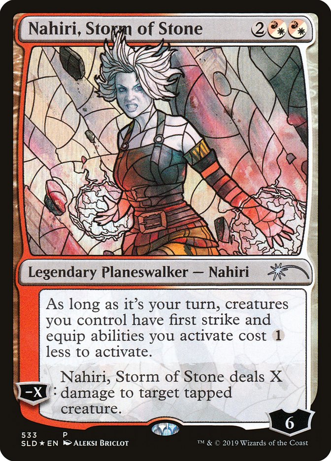 Nahiri, Storm of Stone (Stained Glass) [Secret Lair Drop Promos] | Eastridge Sports Cards & Games