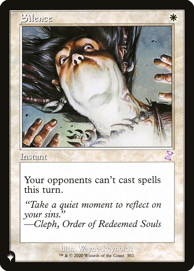 Silence [The List] | Eastridge Sports Cards & Games