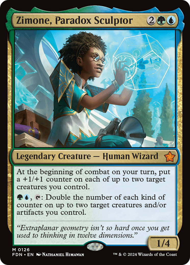 Zimone, Paradox Sculptor [Foundations] | Eastridge Sports Cards & Games