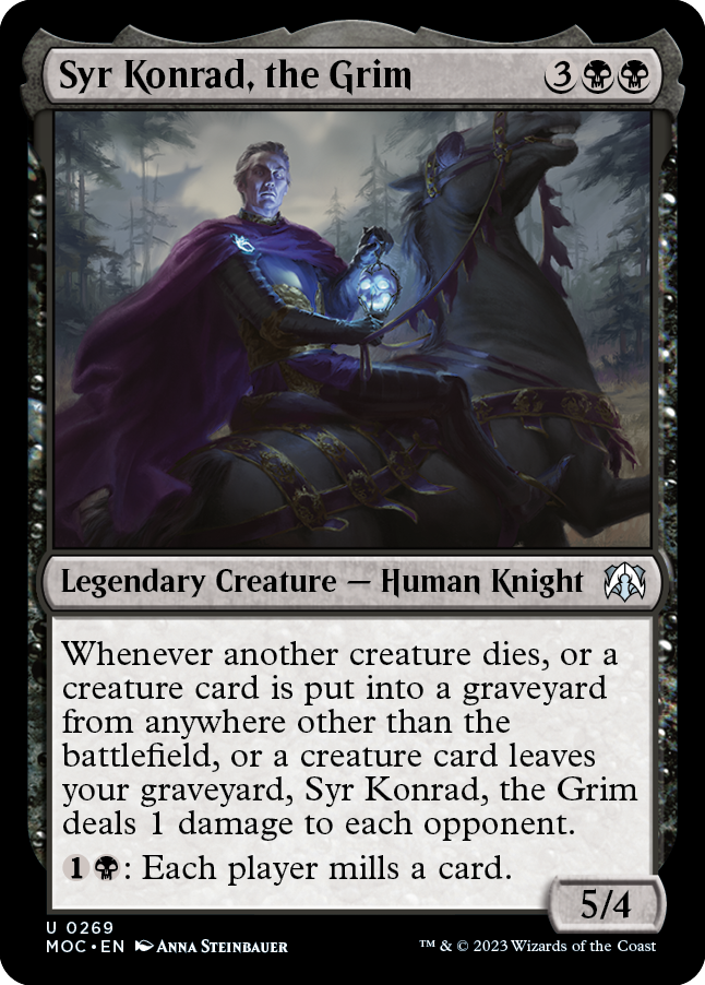 Syr Konrad, the Grim [March of the Machine Commander] | Eastridge Sports Cards & Games