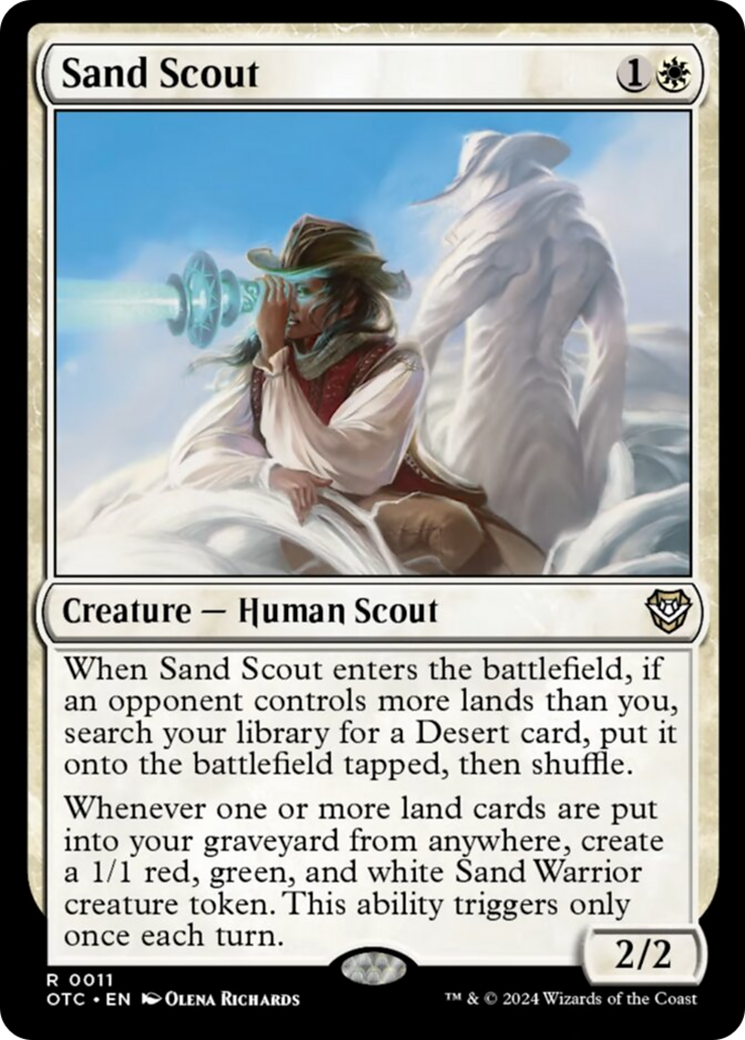 Sand Scout [Outlaws of Thunder Junction Commander] | Eastridge Sports Cards & Games