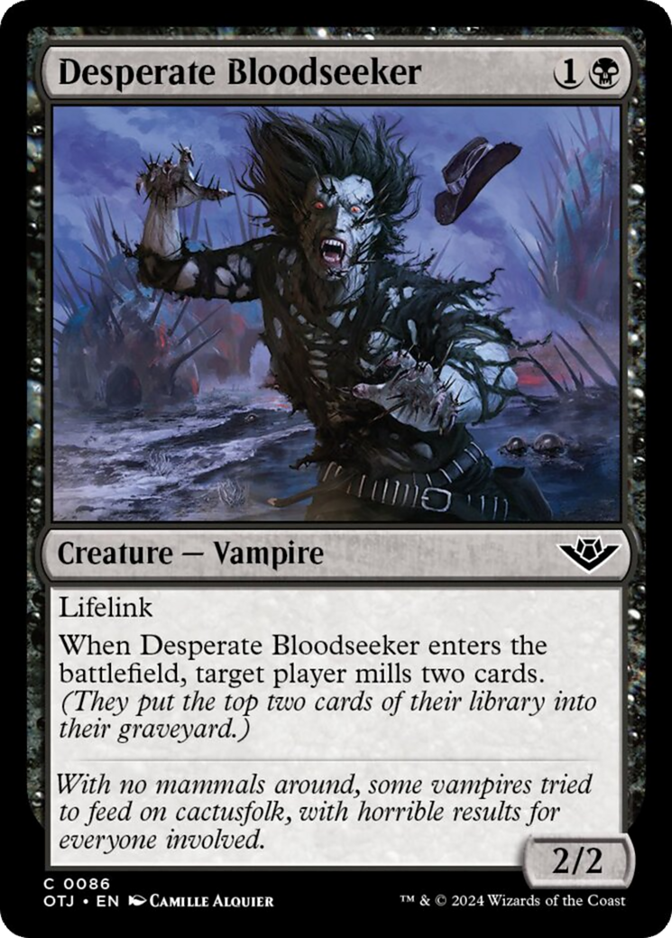 Desperate Bloodseeker [Outlaws of Thunder Junction] | Eastridge Sports Cards & Games