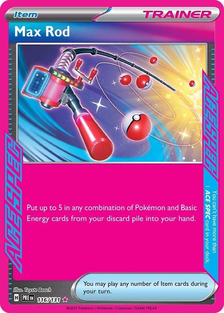 Max Rod (116/131) [Scarlet & Violet: Prismatic Evolutions] | Eastridge Sports Cards & Games