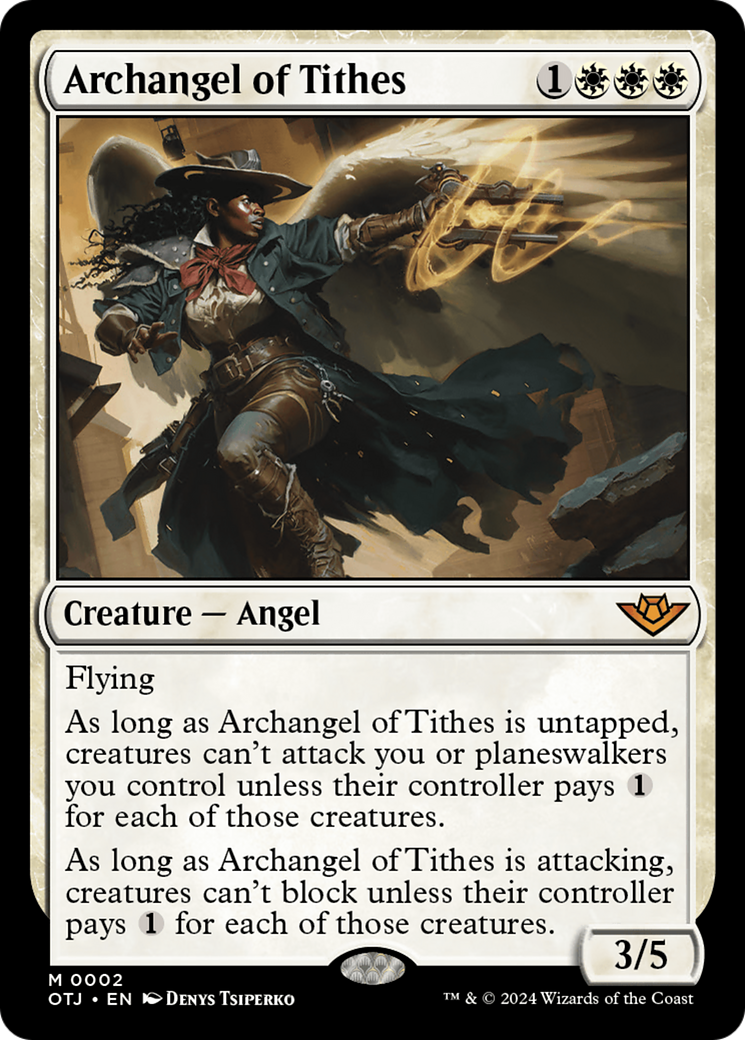 Archangel of Tithes [Outlaws of Thunder Junction] | Eastridge Sports Cards & Games