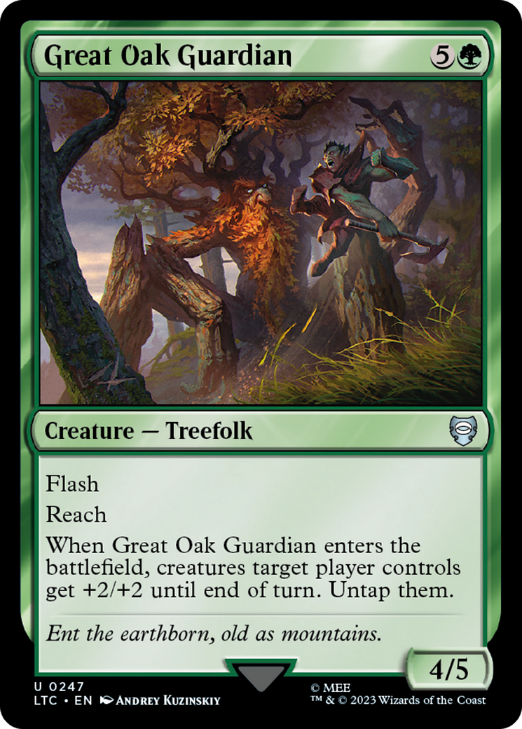 Great Oak Guardian [The Lord of the Rings: Tales of Middle-Earth Commander] | Eastridge Sports Cards & Games