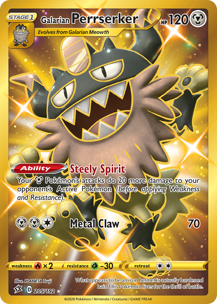 Galarian Perrserker (205/192) [Sword & Shield: Rebel Clash] | Eastridge Sports Cards & Games