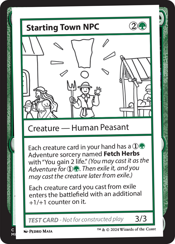 Starting Town NPC [Mystery Booster 2 Playtest Cards] | Eastridge Sports Cards & Games