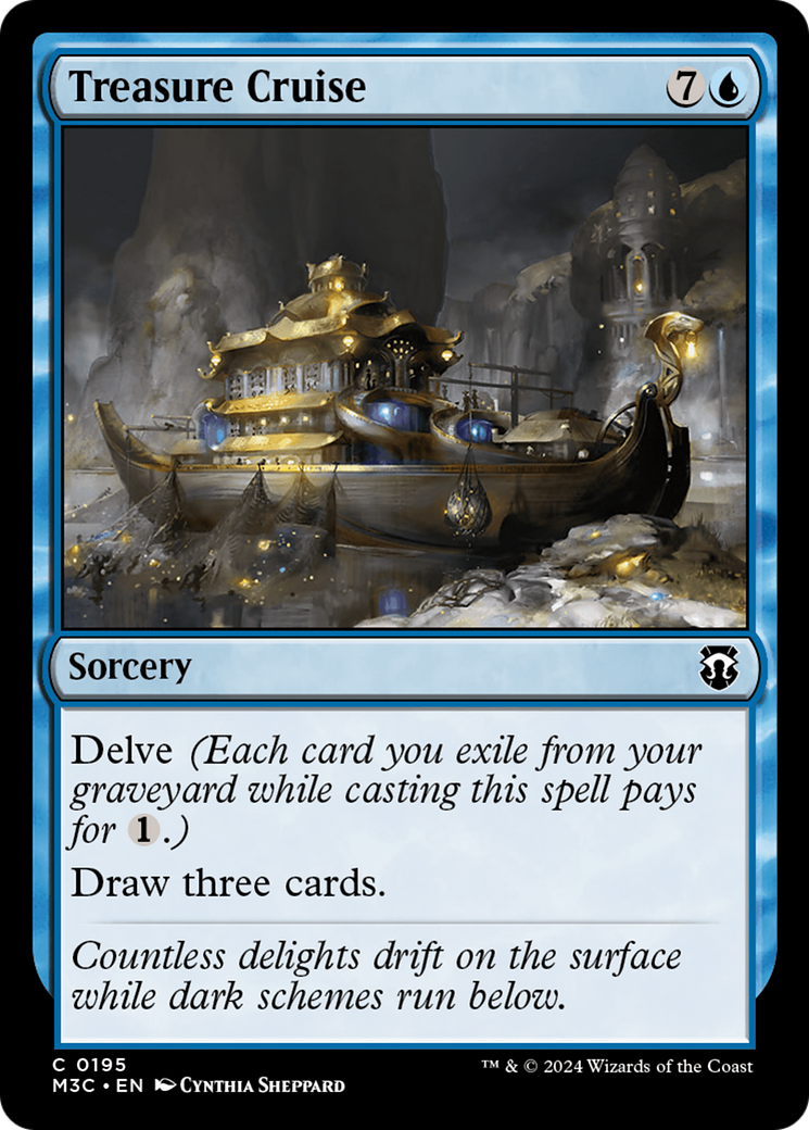 Treasure Cruise (Ripple Foil) [Modern Horizons 3 Commander] | Eastridge Sports Cards & Games