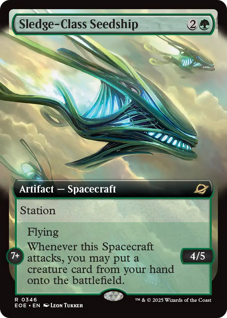 Sledge-Class Seedship (Extended Art) [Edge of Eternities] | Eastridge Sports Cards & Games