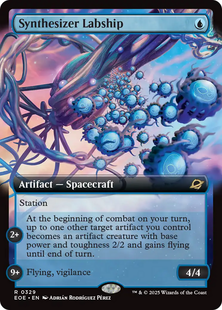 Synthesizer Labship (Extended Art) [Edge of Eternities] | Eastridge Sports Cards & Games