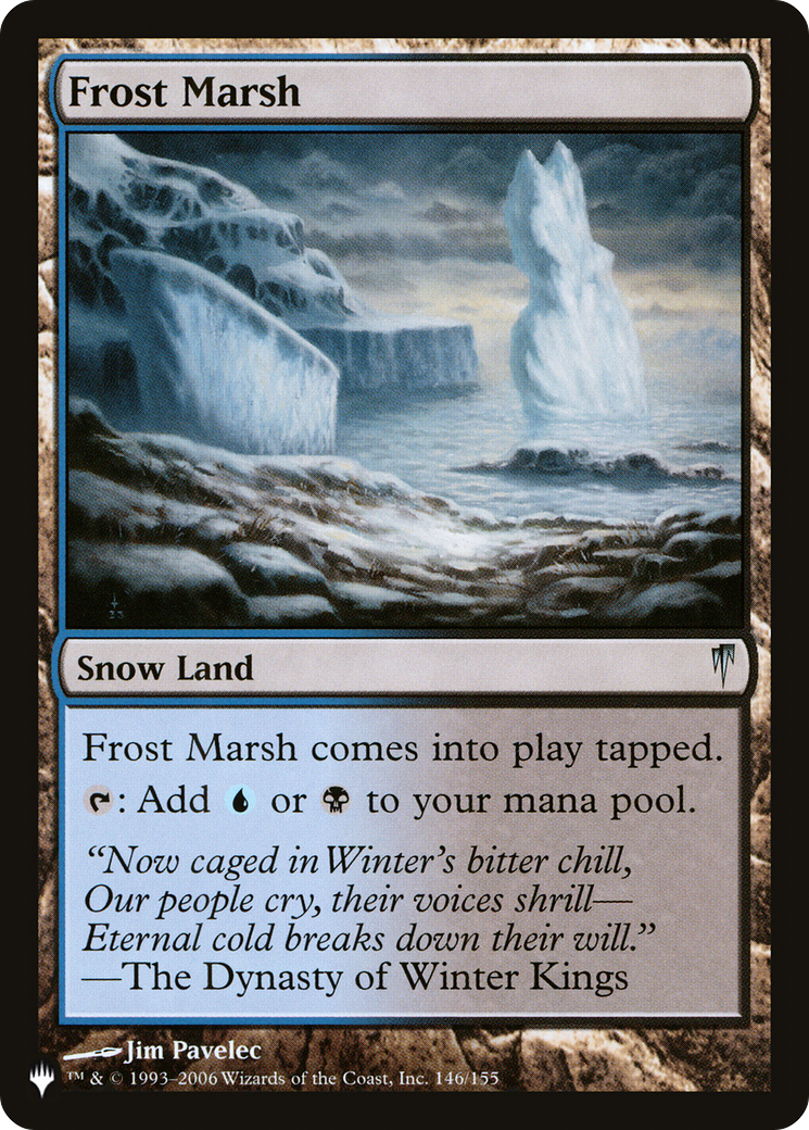 Frost Marsh [The List] | Eastridge Sports Cards & Games