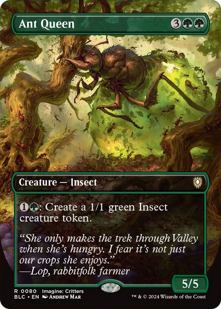 Ant Queen (Borderless) [Bloomburrow Commander] | Eastridge Sports Cards & Games